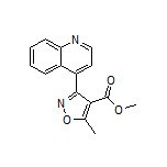 Methyl 5-Methyl-3-(4-quinolyl)isoxazole-4-carboxylate