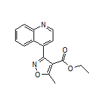 Ethyl 5-Methyl-3-(4-quinolyl)isoxazole-4-carboxylate