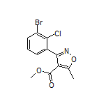 Methyl 3-(3-Bromo-2-chlorophenyl)-5-methylisoxazole-4-carboxylate