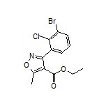 Ethyl 3-(3-Bromo-2-chlorophenyl)-5-methylisoxazole-4-carboxylate