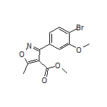 Methyl 3-(4-Bromo-3-methoxyphenyl)-5-methylisoxazole-4-carboxylate