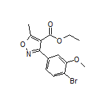 Ethyl 3-(4-Bromo-3-methoxyphenyl)-5-methylisoxazole-4-carboxylate