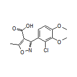 3-(2-Chloro-3,4-dimethoxyphenyl)-5-methylisoxazole-4-carboxylic Acid