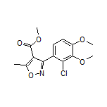 Methyl 3-(2-Chloro-3,4-dimethoxyphenyl)-5-methylisoxazole-4-carboxylate