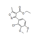 Ethyl 3-(2-Chloro-3,4-dimethoxyphenyl)-5-methylisoxazole-4-carboxylate