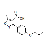 5-Methyl-3-(4-propoxyphenyl)isoxazole-4-carboxylic Acid