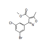 Methyl 3-(3-Bromo-5-chlorophenyl)-5-methylisoxazole-4-carboxylate