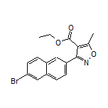 Ethyl 3-(6-Bromo-2-naphthyl)-5-methylisoxazole-4-carboxylate