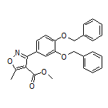 Methyl 3-[3,4-Bis(benzyloxy)phenyl]-5-methylisoxazole-4-carboxylate