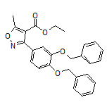 Ethyl 3-[3,4-Bis(benzyloxy)phenyl]-5-methylisoxazole-4-carboxylate