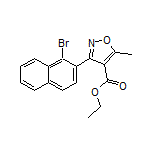 Ethyl 3-(1-Bromo-2-naphthyl)-5-methylisoxazole-4-carboxylate