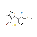 3-(2-Chloro-3-methoxyphenyl)-5-methylisoxazole-4-carboxylic Acid