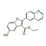 Ethyl 5-Hydroxy-2-(6-quinolyl)benzofuran-3-carboxylate