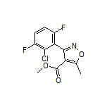 Methyl 3-(2-Chloro-3,6-difluorophenyl)-5-methylisoxazole-4-carboxylate