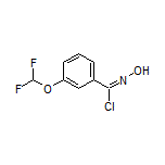 3-(Difluoromethoxy)-N-hydroxybenzimidoyl Chloride