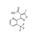 5-Methyl-3-[3-(trifluoromethyl)-2-pyridyl]isoxazole-4-carboxylic Acid