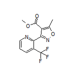 Methyl 5-Methyl-3-[3-(trifluoromethyl)-2-pyridyl]isoxazole-4-carboxylate