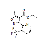 Ethyl 5-Methyl-3-[3-(trifluoromethyl)-2-pyridyl]isoxazole-4-carboxylate