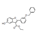 Ethyl 2-[3-(Benzyloxy)phenyl]-5-hydroxybenzofuran-3-carboxylate