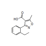 3-(2-Ethylphenyl)-5-methylisoxazole-4-carboxylic Acid