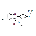 Ethyl 5-Hydroxy-2-[4-(trifluoromethoxy)phenyl]benzofuran-3-carboxylate