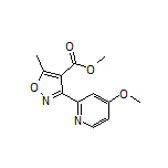 Methyl 3-(4-Methoxy-2-pyridyl)-5-methylisoxazole-4-carboxylate