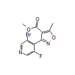 Methyl 3-(3-Bromo-5-fluoro-4-pyridyl)-5-methylisoxazole-4-carboxylate