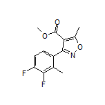 Methyl 3-(3,4-Difluoro-2-methylphenyl)-5-methylisoxazole-4-carboxylate