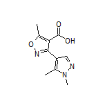 3-(1,5-Dimethyl-4-pyrazolyl)-5-methylisoxazole-4-carboxylic Acid