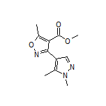 Methyl 3-(1,5-Dimethyl-4-pyrazolyl)-5-methylisoxazole-4-carboxylate