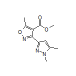 Methyl 3-(1,5-Dimethyl-3-pyrazolyl)-5-methylisoxazole-4-carboxylate