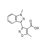 5-Methyl-3-(1-methyl-3-indazolyl)isoxazole-4-carboxylic Acid