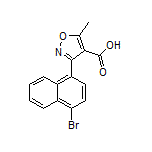 3-(4-Bromo-1-naphthyl)-5-methylisoxazole-4-carboxylic Acid