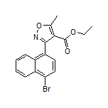 Ethyl 3-(4-Bromo-1-naphthyl)-5-methylisoxazole-4-carboxylate