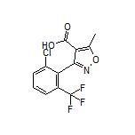 3-[2-Chloro-6-(trifluoromethyl)phenyl]-5-methylisoxazole-4-carboxylic Acid