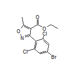 Ethyl 3-(4-Bromo-2,6-dichlorophenyl)-5-methylisoxazole-4-carboxylate