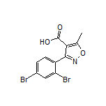 3-(2,4-Dibromophenyl)-5-methylisoxazole-4-carboxylic Acid