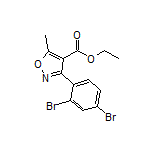 Ethyl 3-(2,4-Dibromophenyl)-5-methylisoxazole-4-carboxylate