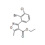 Ethyl 3-(2-Bromo-3-chlorophenyl)-5-methylisoxazole-4-carboxylate