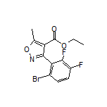 Ethyl 3-(6-Bromo-2,3-difluorophenyl)-5-methylisoxazole-4-carboxylate