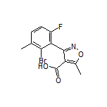 3-(2-Bromo-6-fluoro-3-methylphenyl)-5-methylisoxazole-4-carboxylic Acid