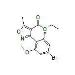 Ethyl 3-(4-Bromo-2-fluoro-6-methoxyphenyl)-5-methylisoxazole-4-carboxylate