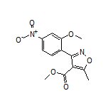 Methyl 3-(2-Methoxy-4-nitrophenyl)-5-methylisoxazole-4-carboxylate