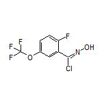 2-Fluoro-N-hydroxy-5-(trifluoromethoxy)benzimidoyl Chloride