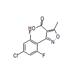 3-(4-Chloro-2,6-difluorophenyl)-5-methylisoxazole-4-carboxylic Acid