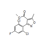 Methyl 3-(2,6-Dichloro-4-fluorophenyl)-5-methylisoxazole-4-carboxylate