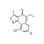 Ethyl 3-(2,6-Dichloro-4-fluorophenyl)-5-methylisoxazole-4-carboxylate