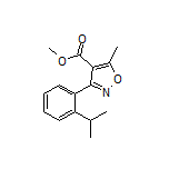 Methyl 3-(2-Isopropylphenyl)-5-methylisoxazole-4-carboxylate