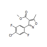 Methyl 3-(4-Chloro-2,5-difluorophenyl)-5-methylisoxazole-4-carboxylate