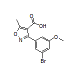 3-(3-Bromo-5-methoxyphenyl)-5-methylisoxazole-4-carboxylic Acid